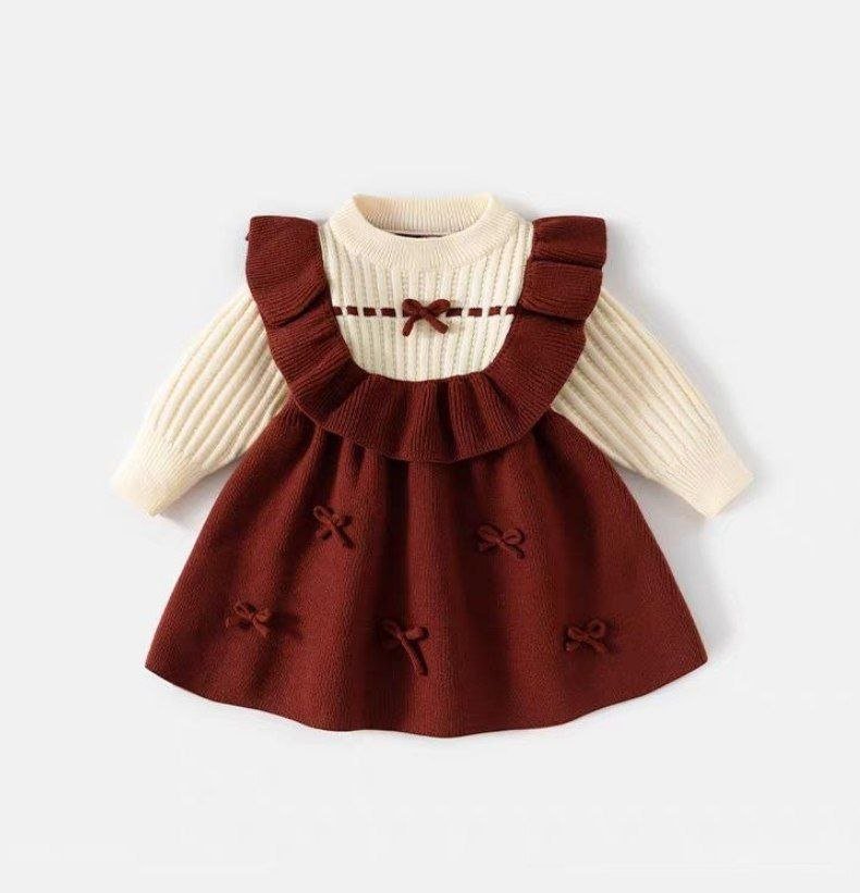 Cocoa Bow Dress