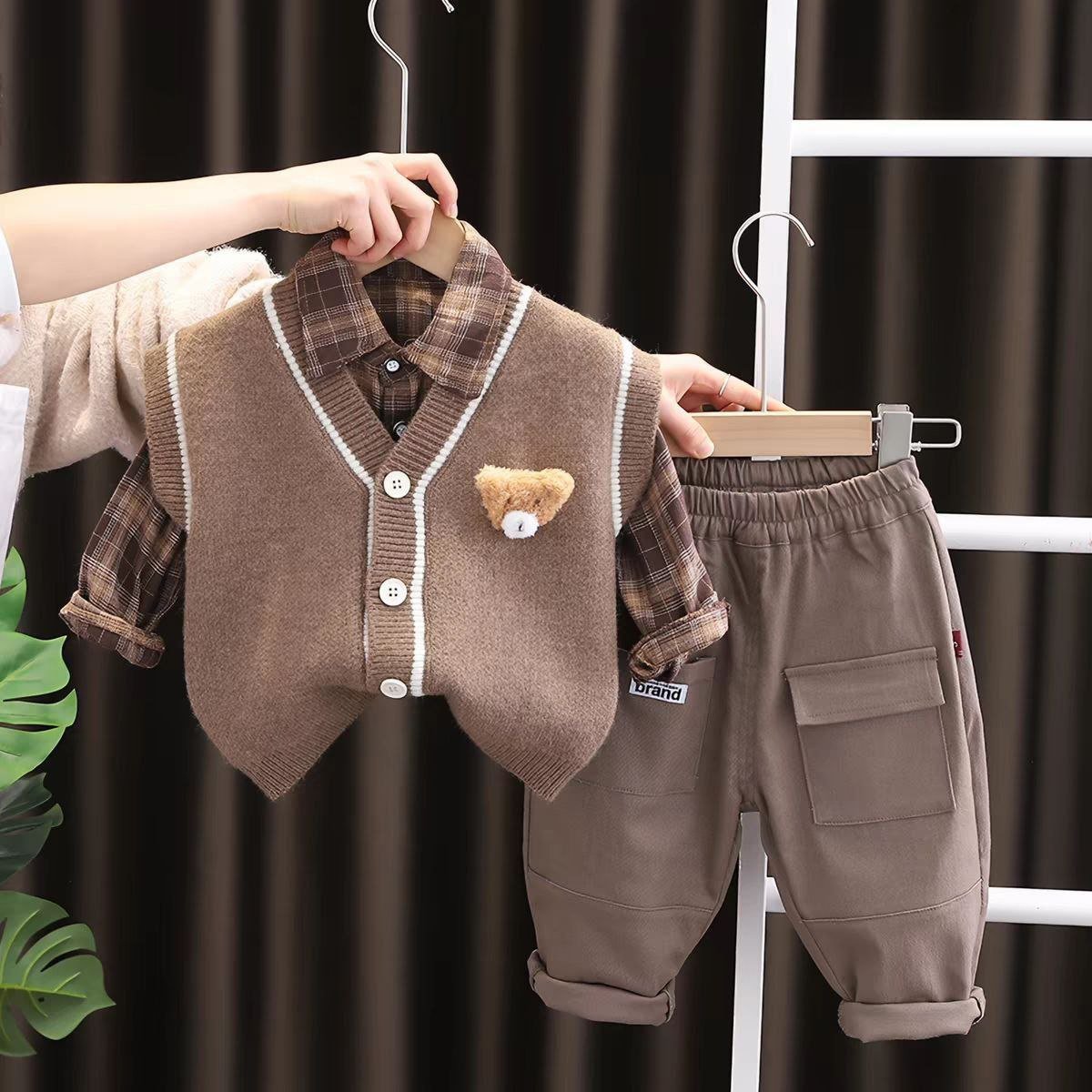 Teddy Vest Set