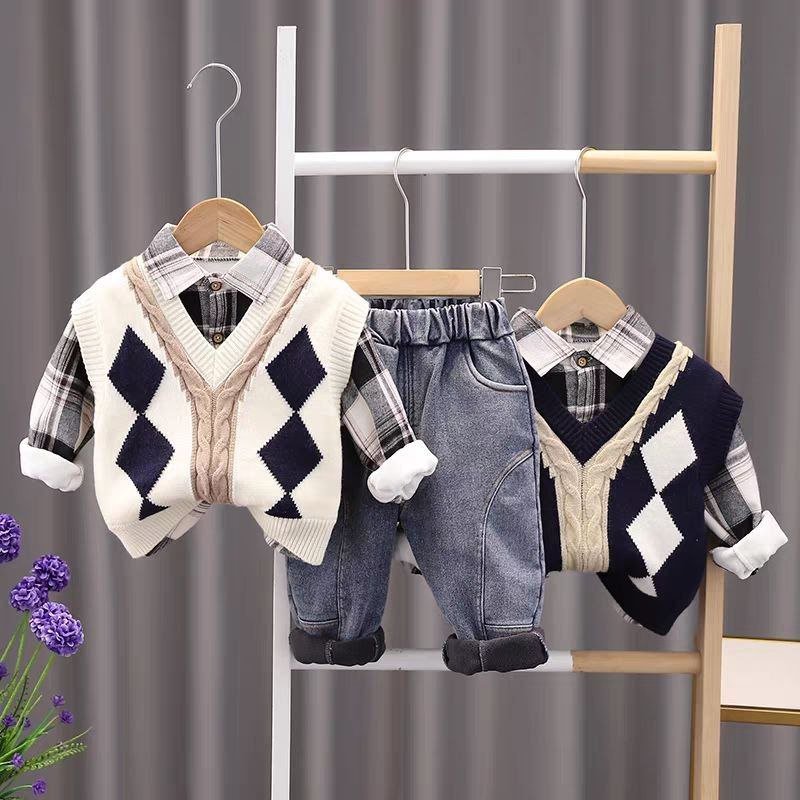 Argyle Vest Set