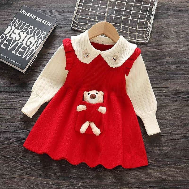 Teddy Bocket knit Dress
