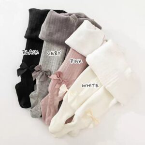 Bow Fleece Tights