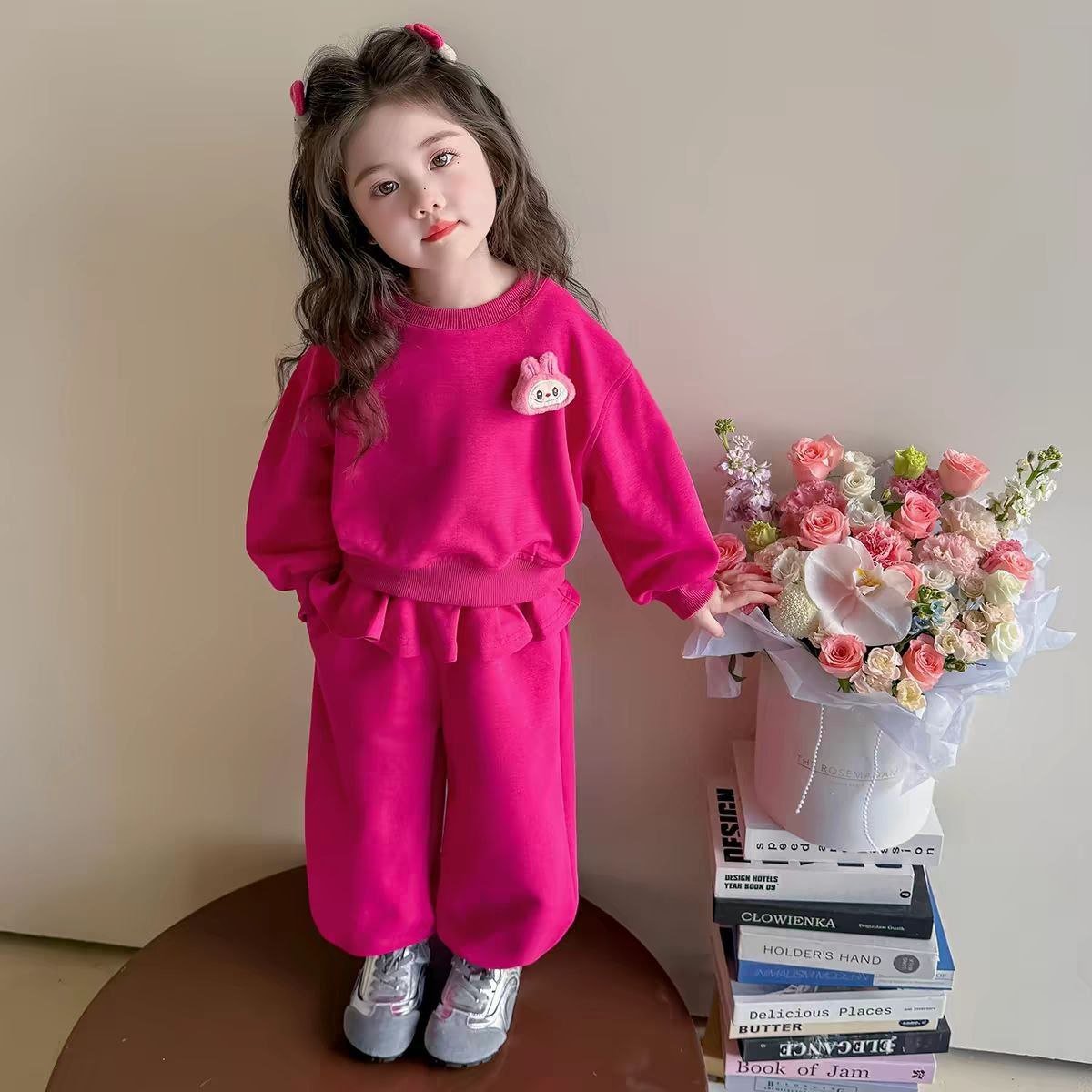 Fuchsia Ruffle Set