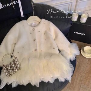 White Preal Coat